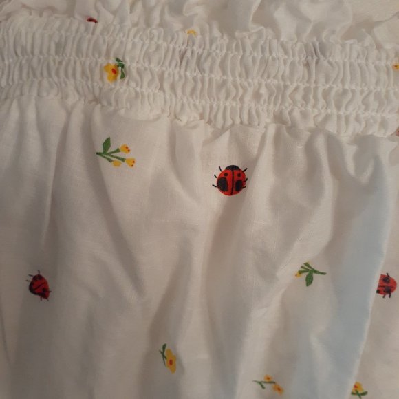 Dainty Lady Bug and Flower Sun Dress - Picture 3 of 7